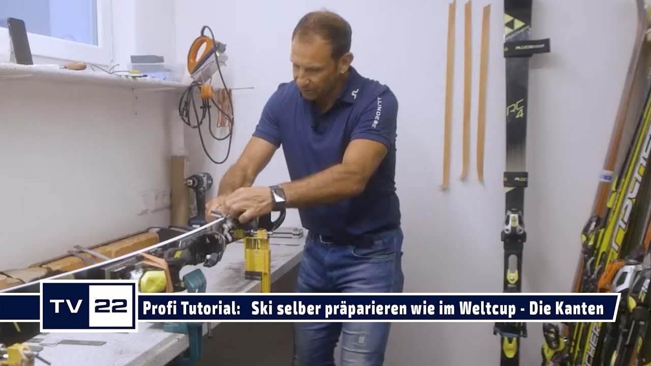 Alpin Ski präparieren wie die Profis: Kanten schleifen wie im Ski-Weltcup - Tutorial in 3 Schritten