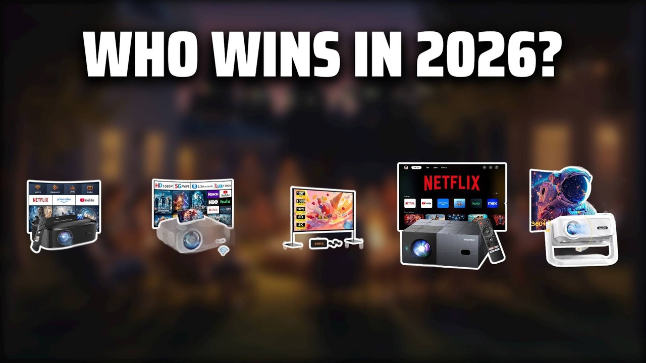 The Top 5 Best Outdoor Theater Projector System With Screen in 2026 - Must Watch Before Buying!