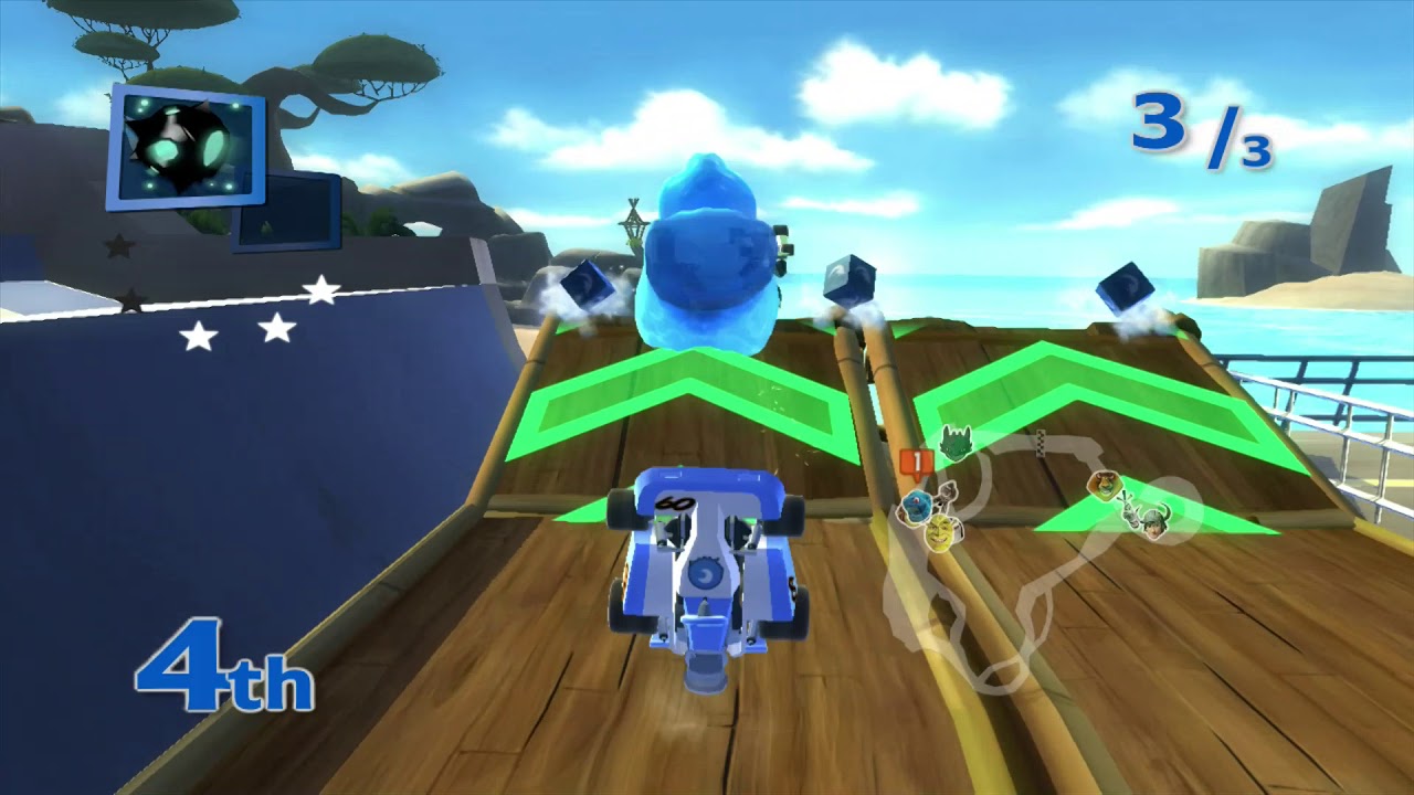 [Xbox 360] DreamWorks Super Star Kartz - Circuit: Wind Cup 100CC - B.O.B.