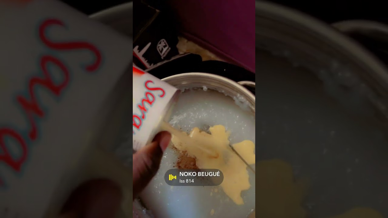 Préparation du tapioca🥣😋
