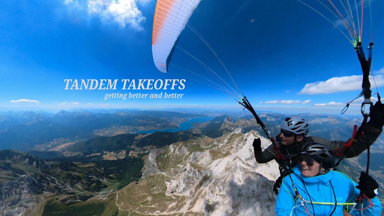 Tandem Paragliding | Takeoff Compilation | Advance PiBi | Hike&Fly | Fails
