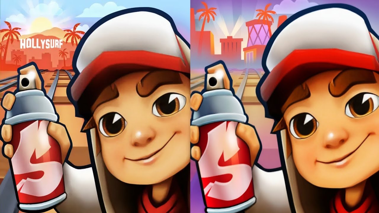 Subway Surfers : Hollywood 2024 🆚 Hollywood 2026 Map Comparison 