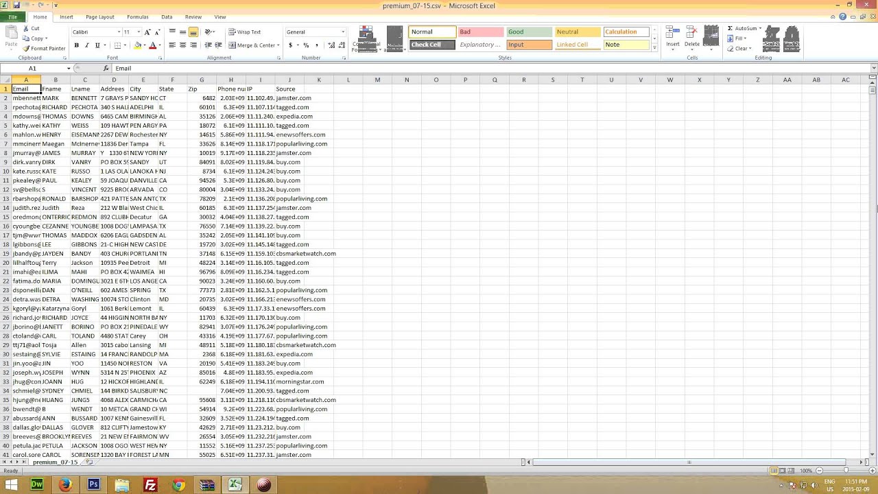 US Consumer email databases and mailing lists. How to advertise to a large audience.