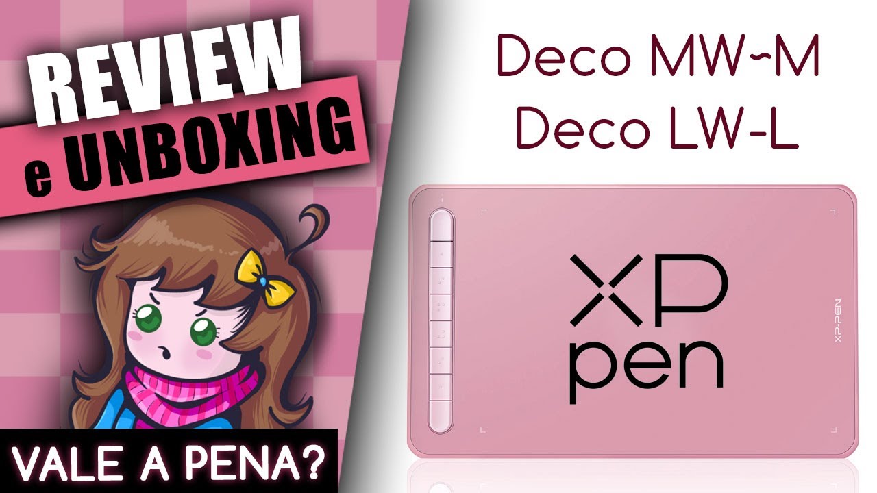 Deco MW and Deco LW XP-Pen Digital Drawing pen Tablet X3 Tech Unboxing and Review