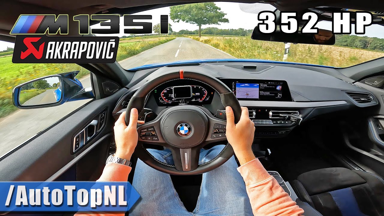 352HP BMW M135i F40 *AKRAPOVIC* POV Test Drive by AutoTopNL
