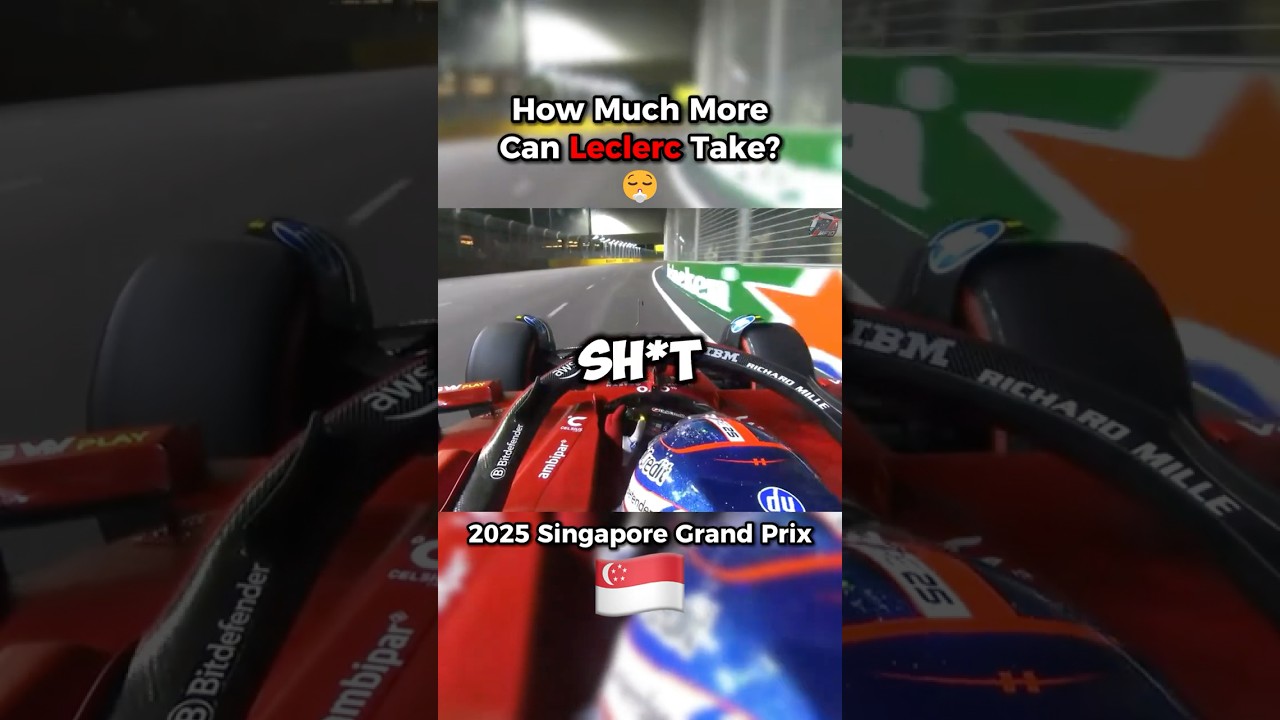 Leclerc's Deep Sigh Says It All 💀