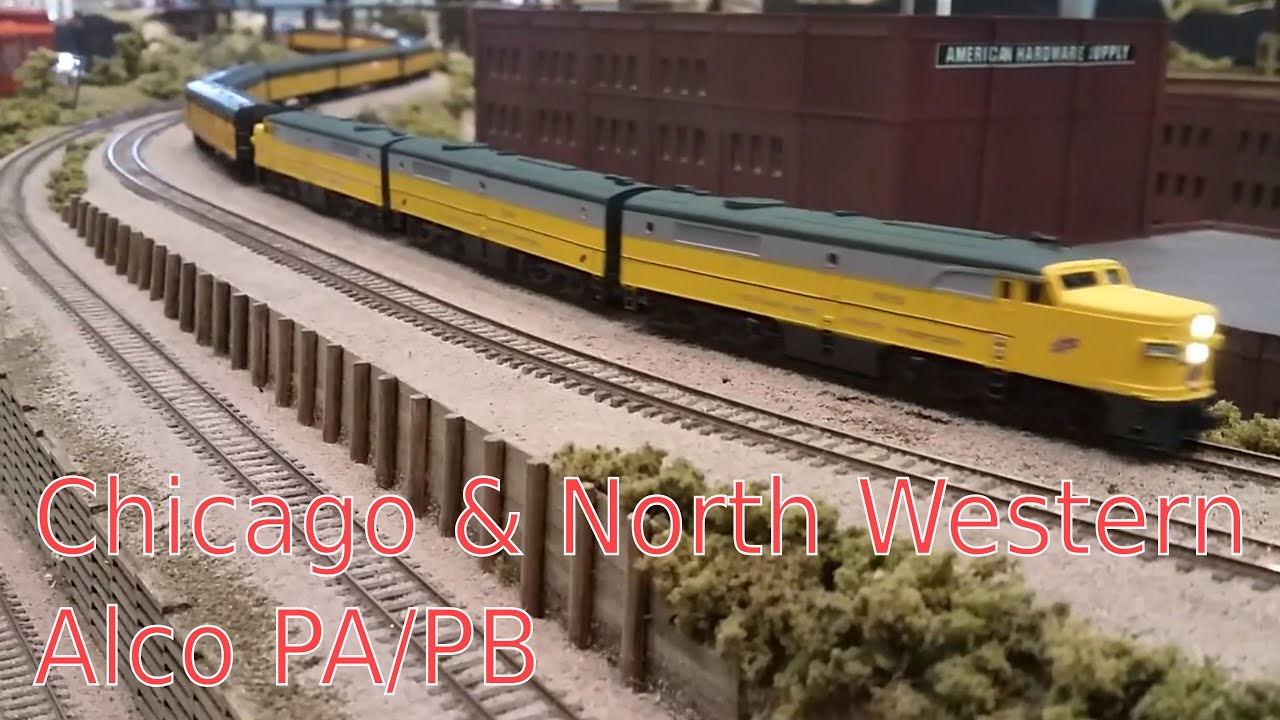 Chicago & North Western ran Alco PA and PB Locos! N-Scale Kato Custom Paint Project