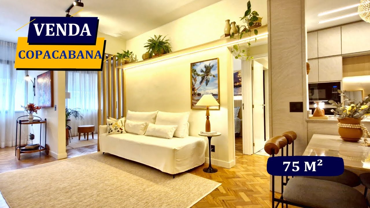 COPACABANA BARATA RIBEIRO LINDO APARTAMENTO REFORMADÍSSIMO PREMIUM 75M² PORTEIRA FECHADA 2 QUARTOS