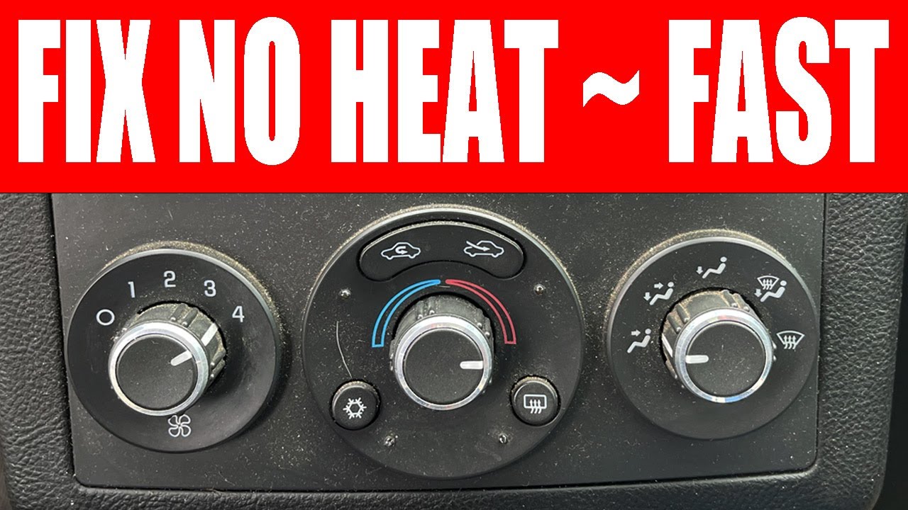 NO HEAT AT STOP LIGHT?  Easy 5 Min Fix - How to Replace Thermostat Pontiac G6