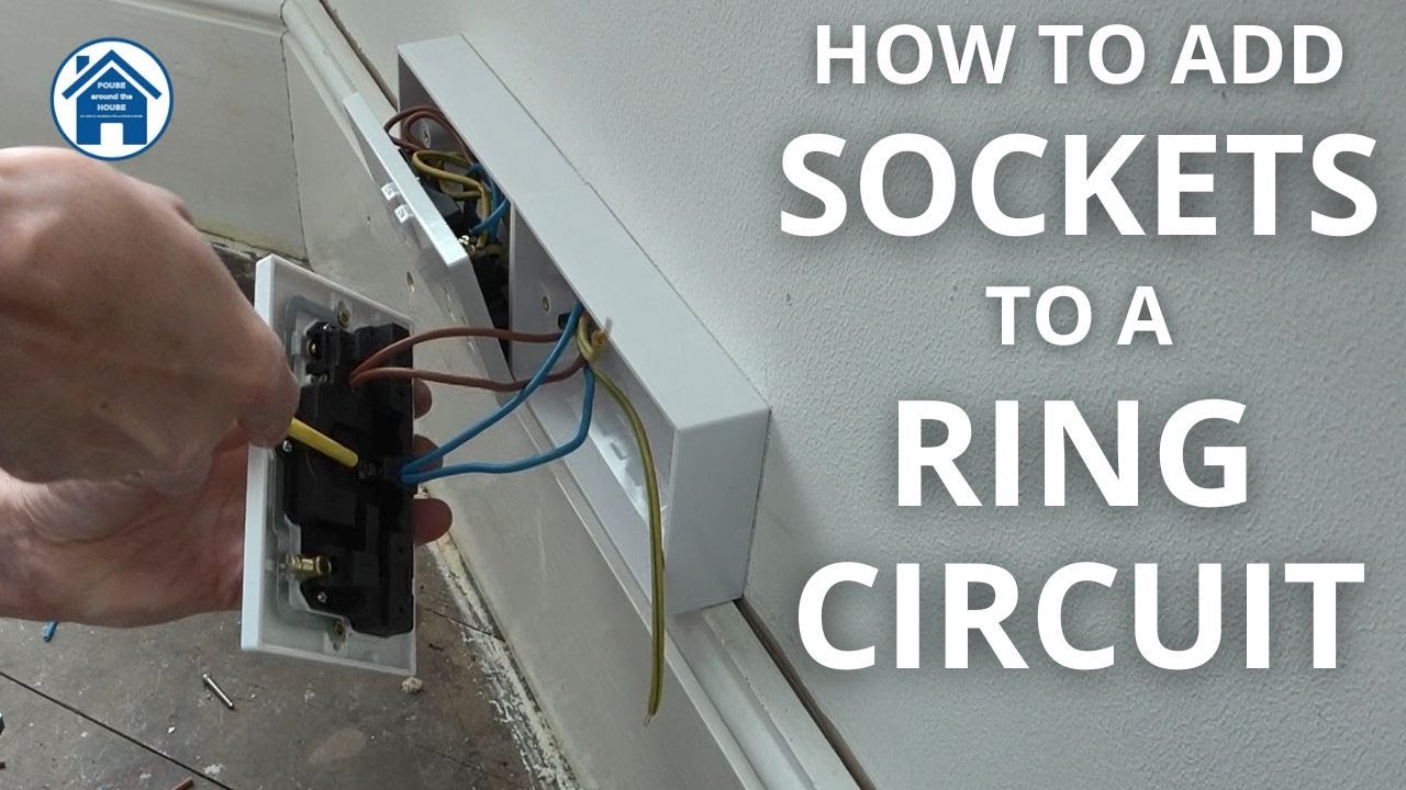 How to ADD SOCKETS to a RING CIRCUIT. WAGOBOX & WAGO connectors. How to wire a double socket!