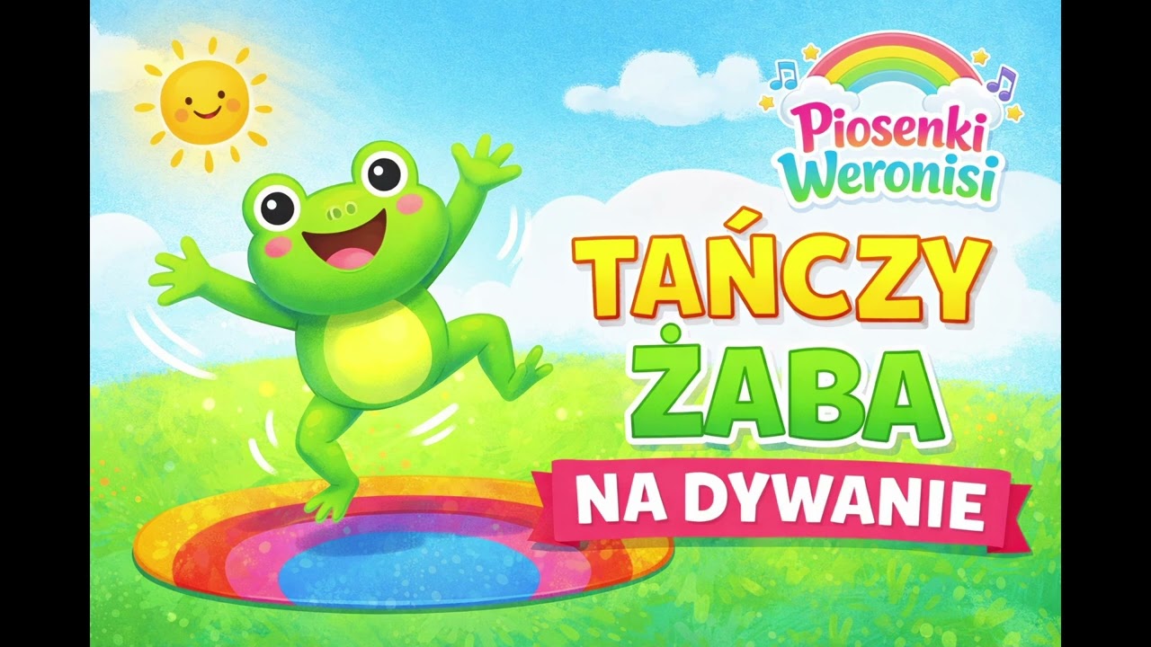 Tańczy żaba na dywanie 🐸 | Piosenka dla dzieci | Piosenki Weronisi