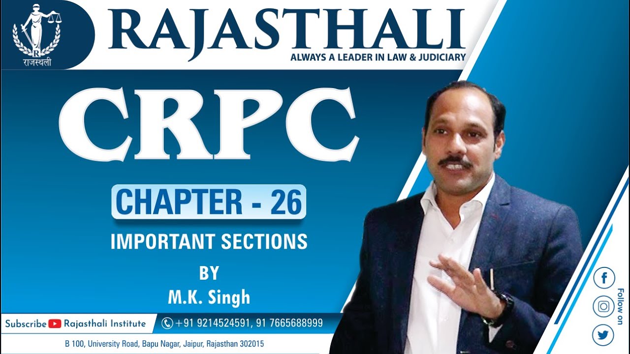 Crpc Chapter 26