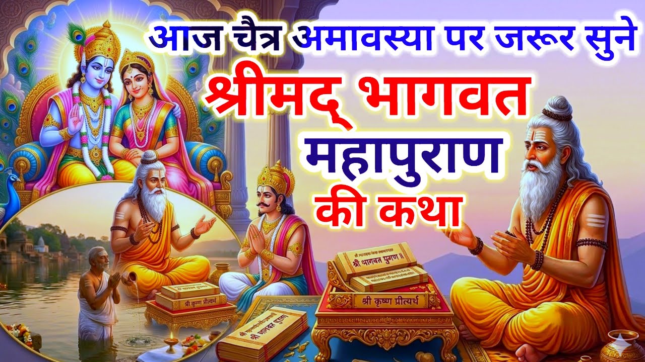 चैत्र अमावस्या व्रत कथा || चैत्र अमावस्या पर जरूर सुने भागवत महापुराण की कथा || amavasya ki katha.
