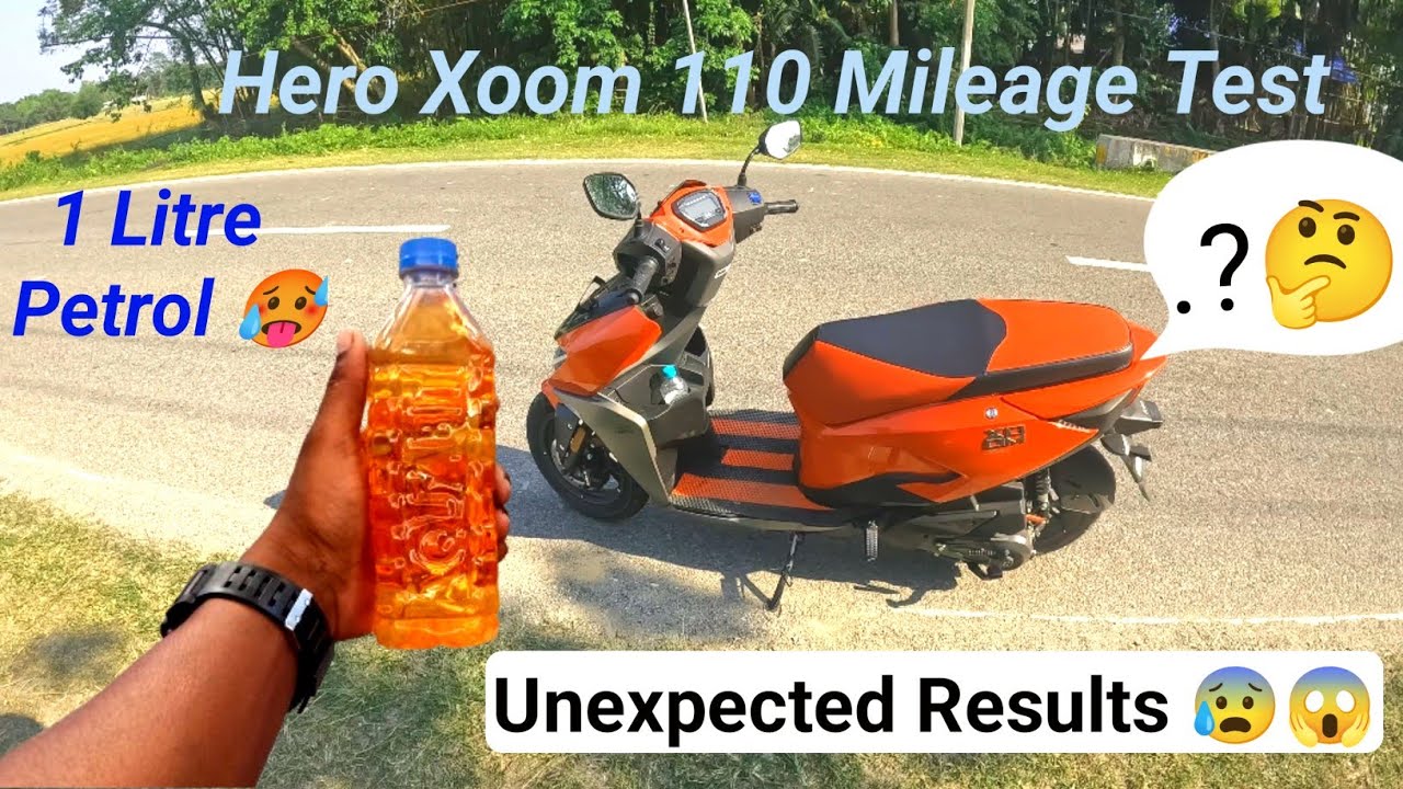 Hero Xoom 110 Mileage Test //Before Service .?🤔 Unexpected Results 😳😱 // Highway mileage test..