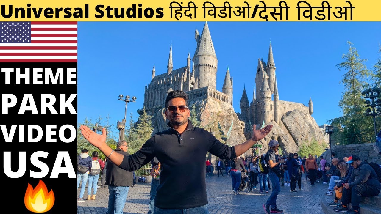 UNIVERSAL STUDIOS HINDI VIDEO/ अमेरिका देखो हिंदी में /Indian Vlogger In USA