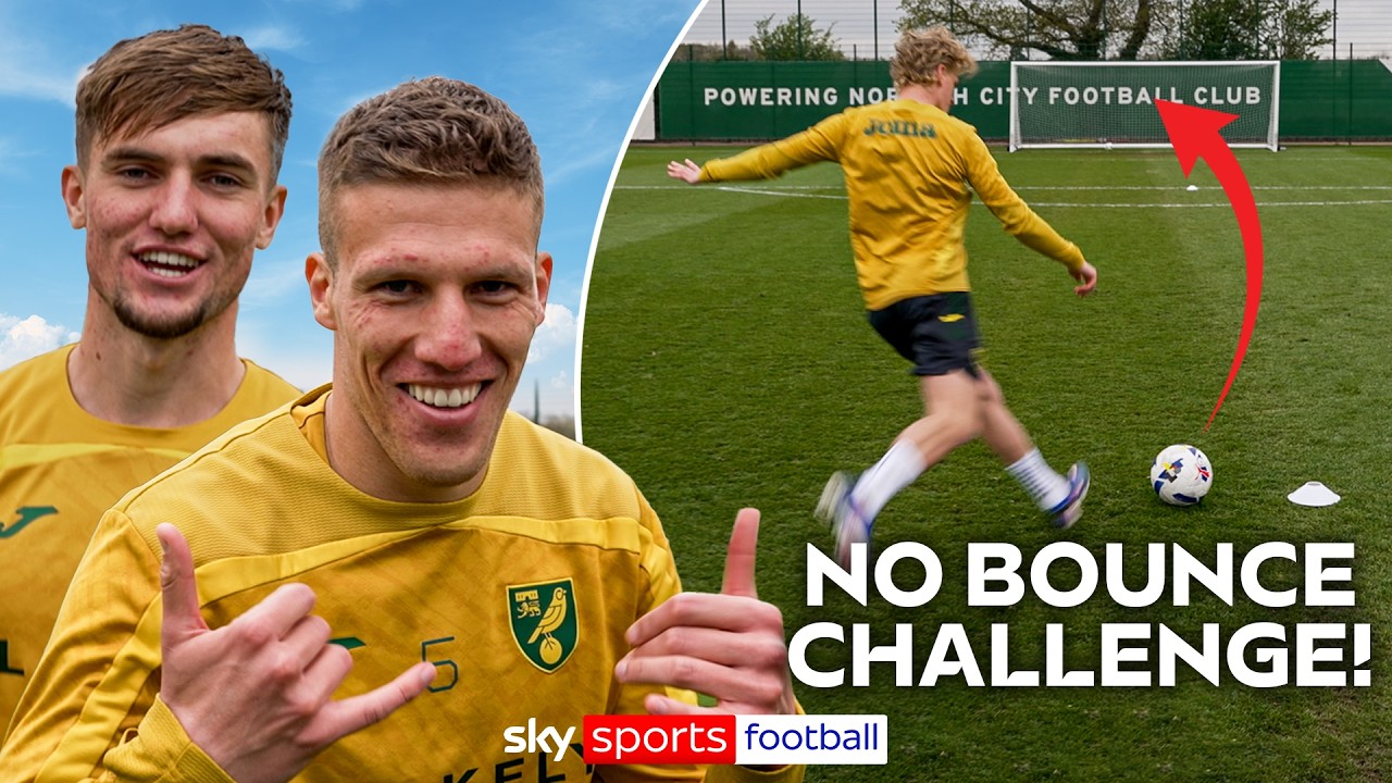Norwich City No Bounce Challenge with Jacob Wright, Harry Darling and more!