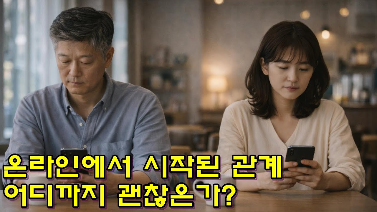 온라인에서 시작된 관계 어디까지 괜찮은가?