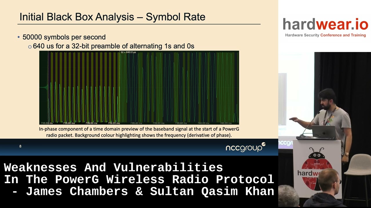 Hardwear.io USA 2025: Weaknesses & Vulnerabilities In The PowerG Wireless Radio Protocol - Sultan