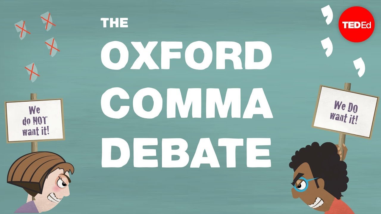 Wielki podział gramatyczny: przecinek oksfordzki - TED-Ed
