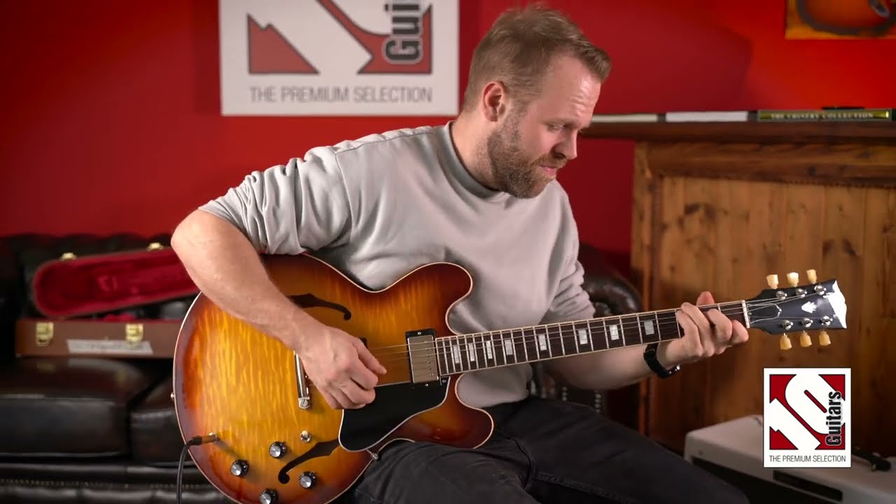 2022 Gibson ES 335 Figured Iced Tea | Guitar Demo