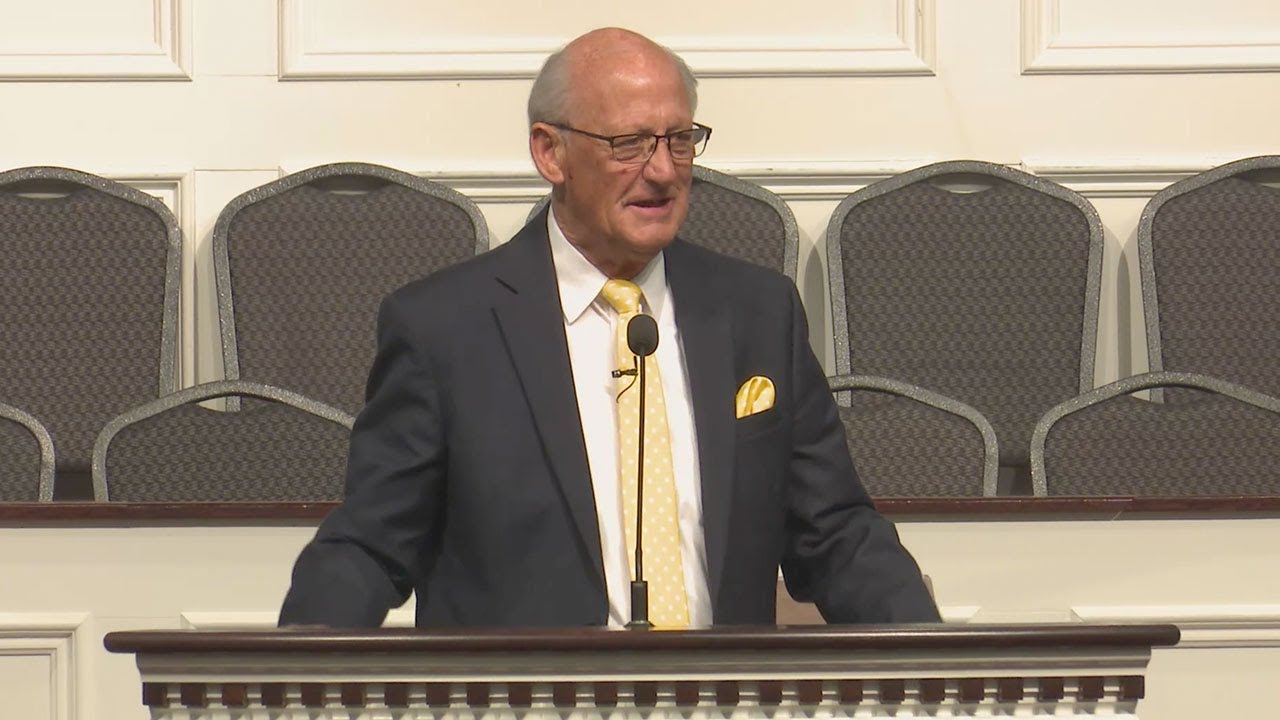 Dr. Jack Trieber preaching 