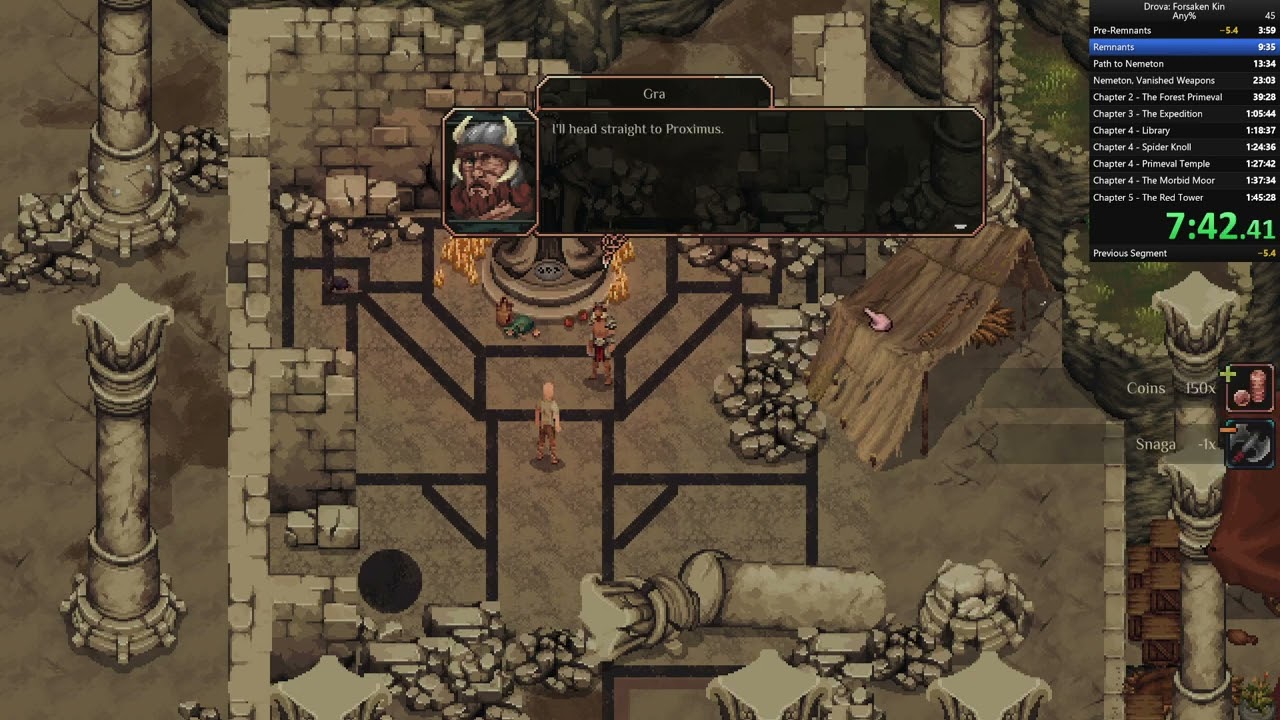 Drova: Forsaken Kin | Speedrun - Classic Any% Glitchless 1:42:53 (WR)
