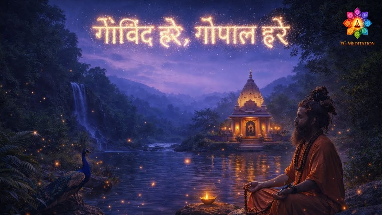 ✨🌼 गोविंदा हरे गोपाल जी 🌿 | मन बस जाओ 💫 | Divine Krishna Bhajan ☀️🌸#RadhaKrishna#BhaktiSong#Vrindava