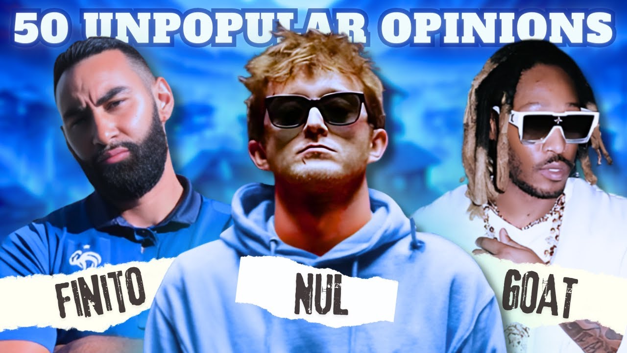 50 UNPOPULAR OPINION SUR LE RAP (1 rappeur, 1 balle perdue)