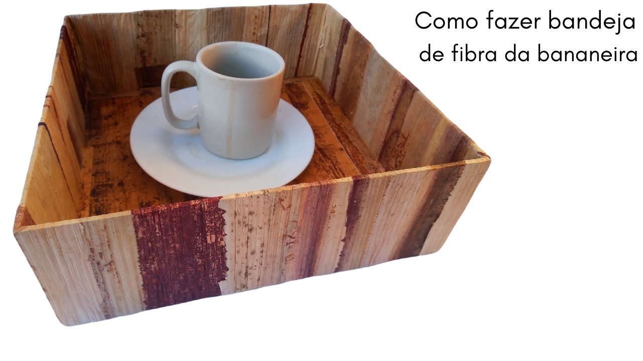 como fazer bandeja de fibra da bananeira de fibra da bananeira