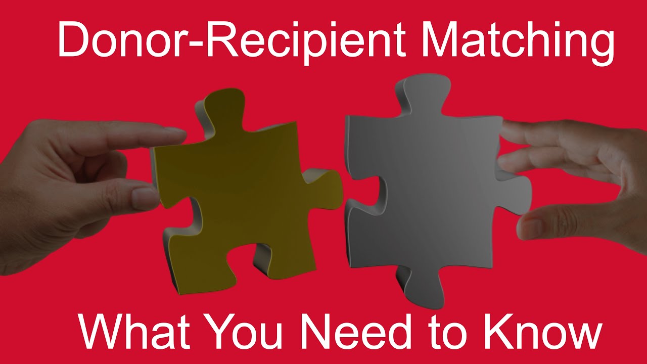 Donor-Recipient Matching, What You Need to Know