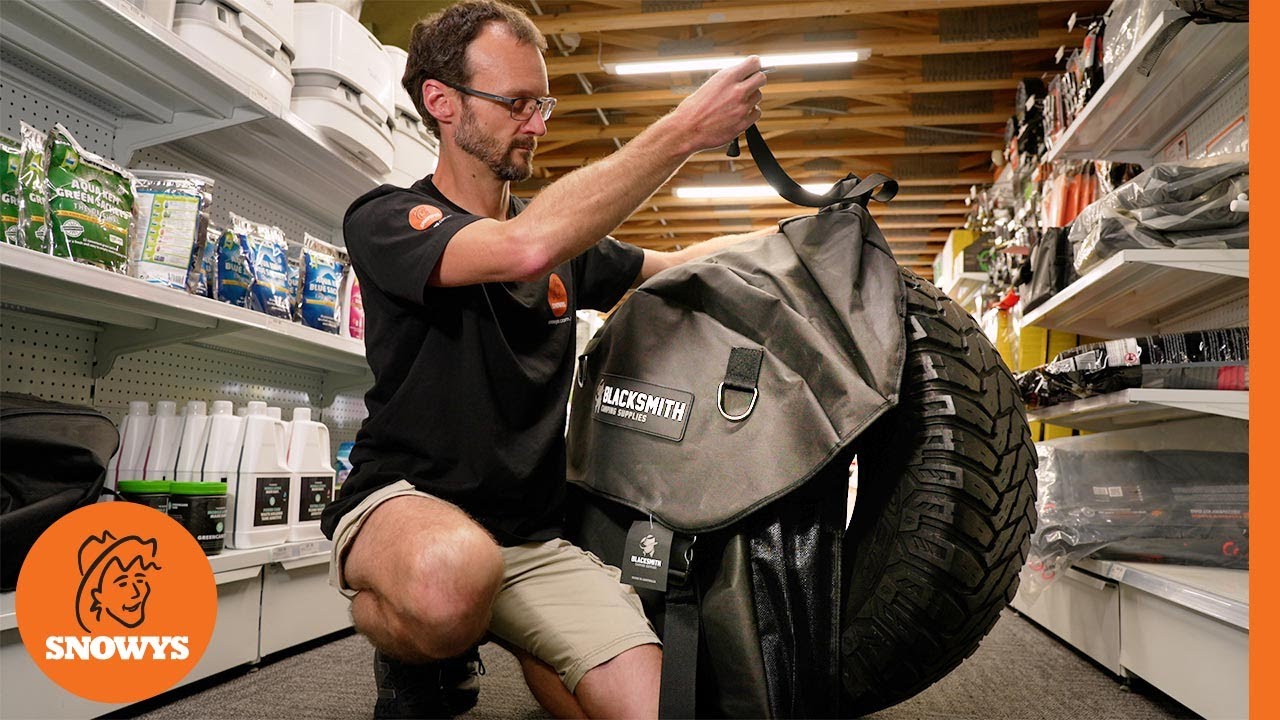 Blacksmith Camping Supplies Australian Made 4WD Wheel Bag - How to Attach