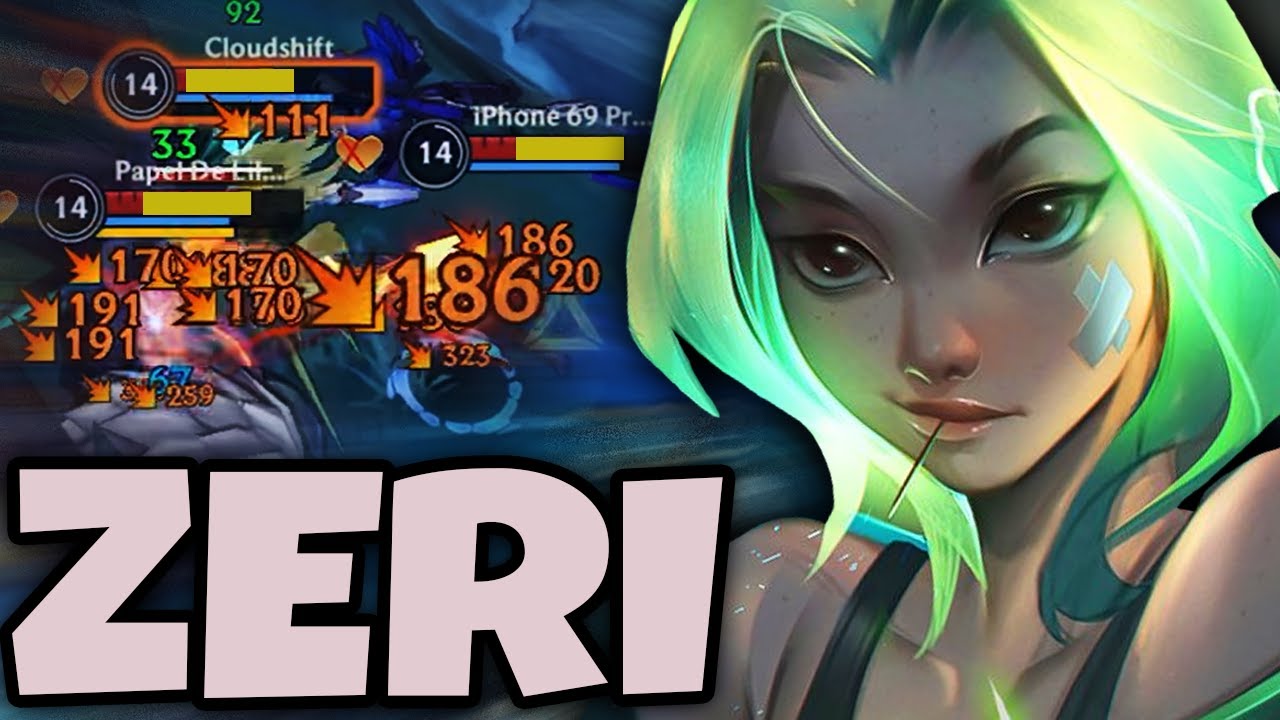 Wild Rift Zeri Dragon Lane Gameplay in Season 19 (Build & Runes)