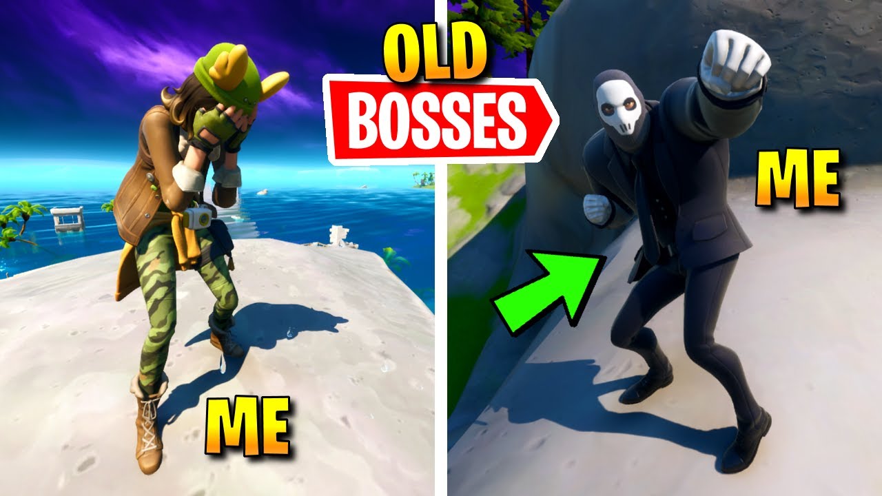 I Pretended To Be OLD BOSSES In Fortnite