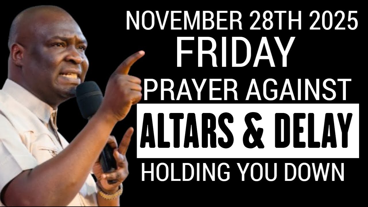 {Friday, November 28th 2025} Destroy Altars Stagnation & Spirit of Delay | Apostle Joshua Selman