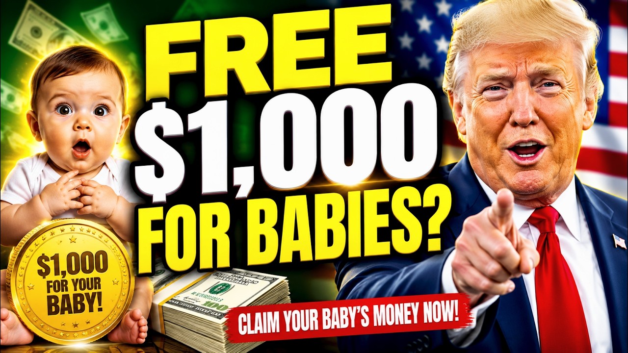 🚨 БЕСПЛАТНЫЕ $1000 для вашего ребенка в 2026 году? Аккаунт Трампа + карта социального обеспечения...