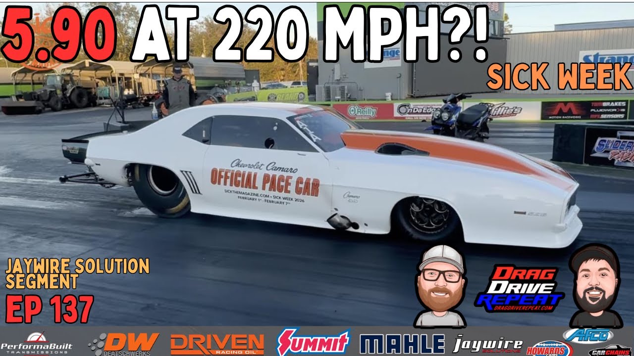 Том Бэйли показал время 5,90 секунды на скорости 220 миль в час | Обновления за неделю болезни