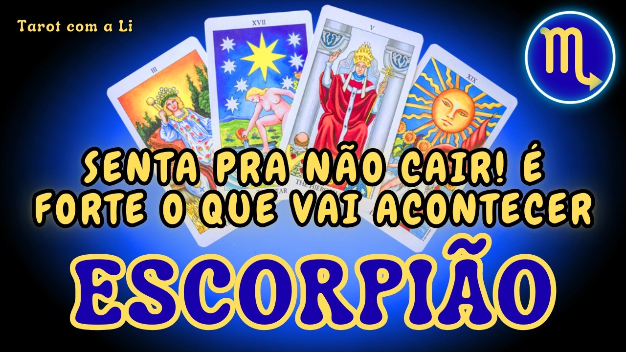 ESCORPIÃO♏  É URGENTE😯 O QUE VOCÊ PRECISA OUVIR ESTÁ AQUI🔥