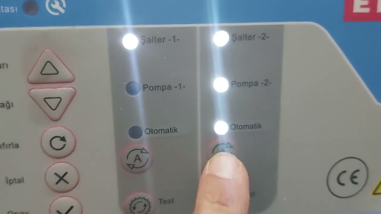 Etna su pompasi yüksek voltaj uyarısı