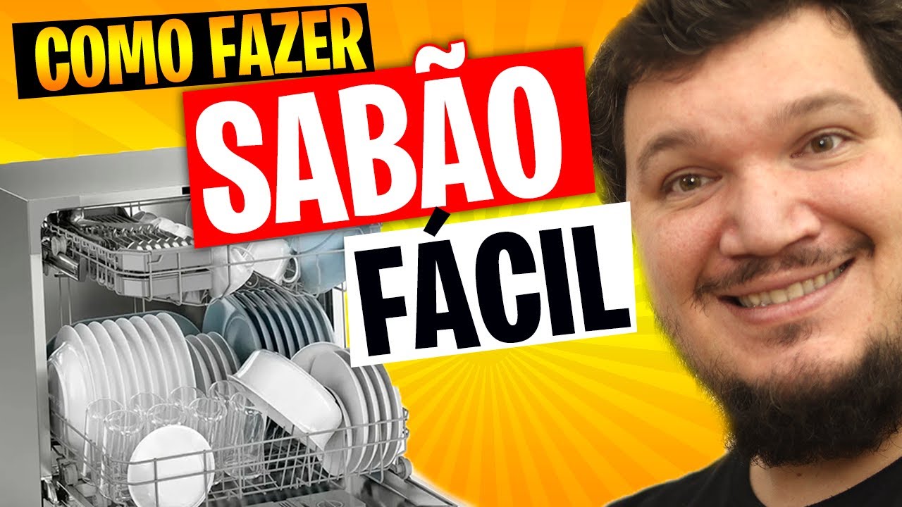 COMO FAZER SABÃO FÁCIL DE MÁQUINA LAVA LOUÇAS, COM 2 INGREDIENTES