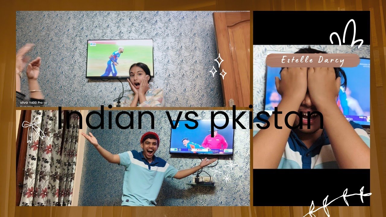 Indian vs pakistan cricket match but yah Kya ho Gaya 😑