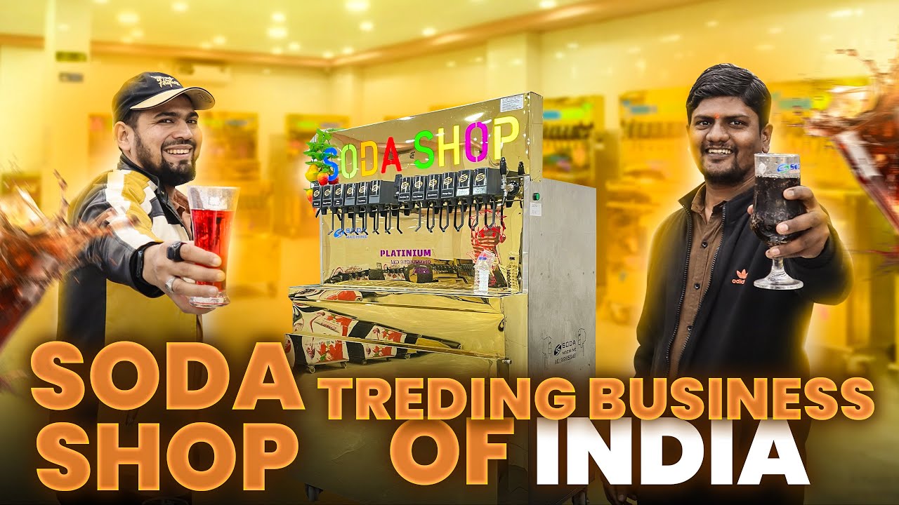 SODA SHOP MACHINE INDIA🤩🍾 | BEST EARNING BUSINESS | SS SODA MACHINE✨