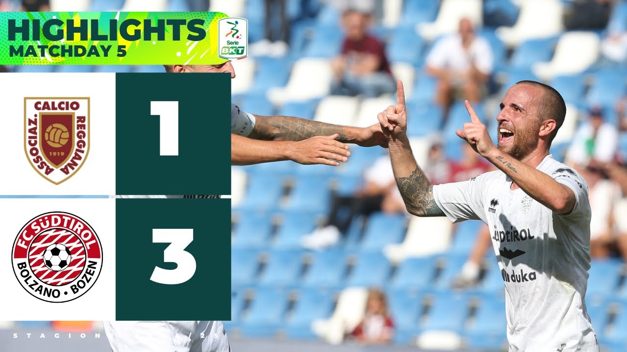 Reggiana-Südtirol 1-3 | HIGHLIGHTS Serie BKT | Goal ed emozioni al Mapei Stadium