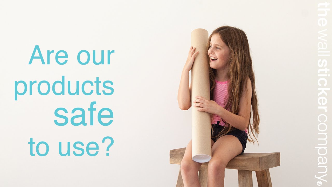 Are removable wall decals and wallpaper a safe product to use?