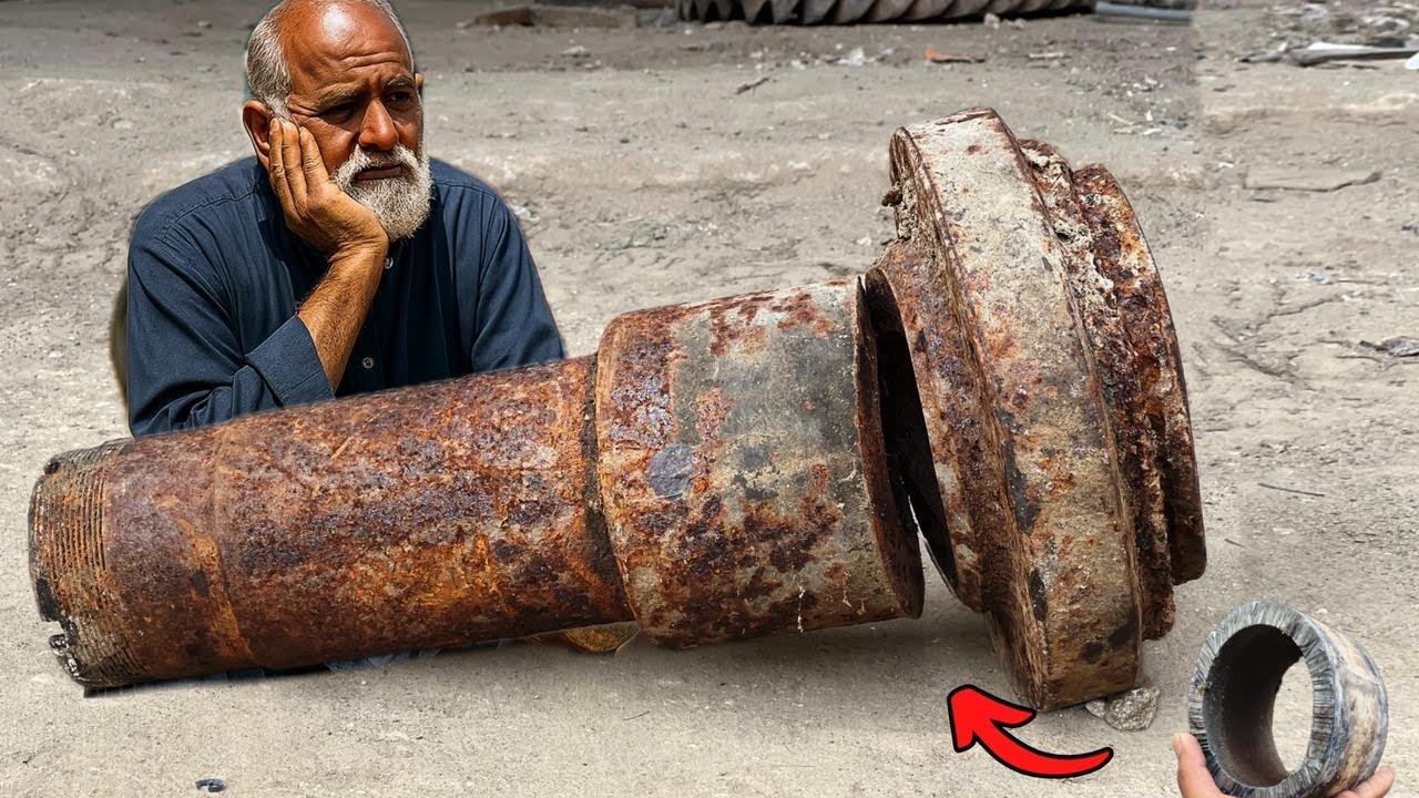 This Looked Like Junk — Until a Skilled Mechanic Turned It Into a Perfect Spindle Again