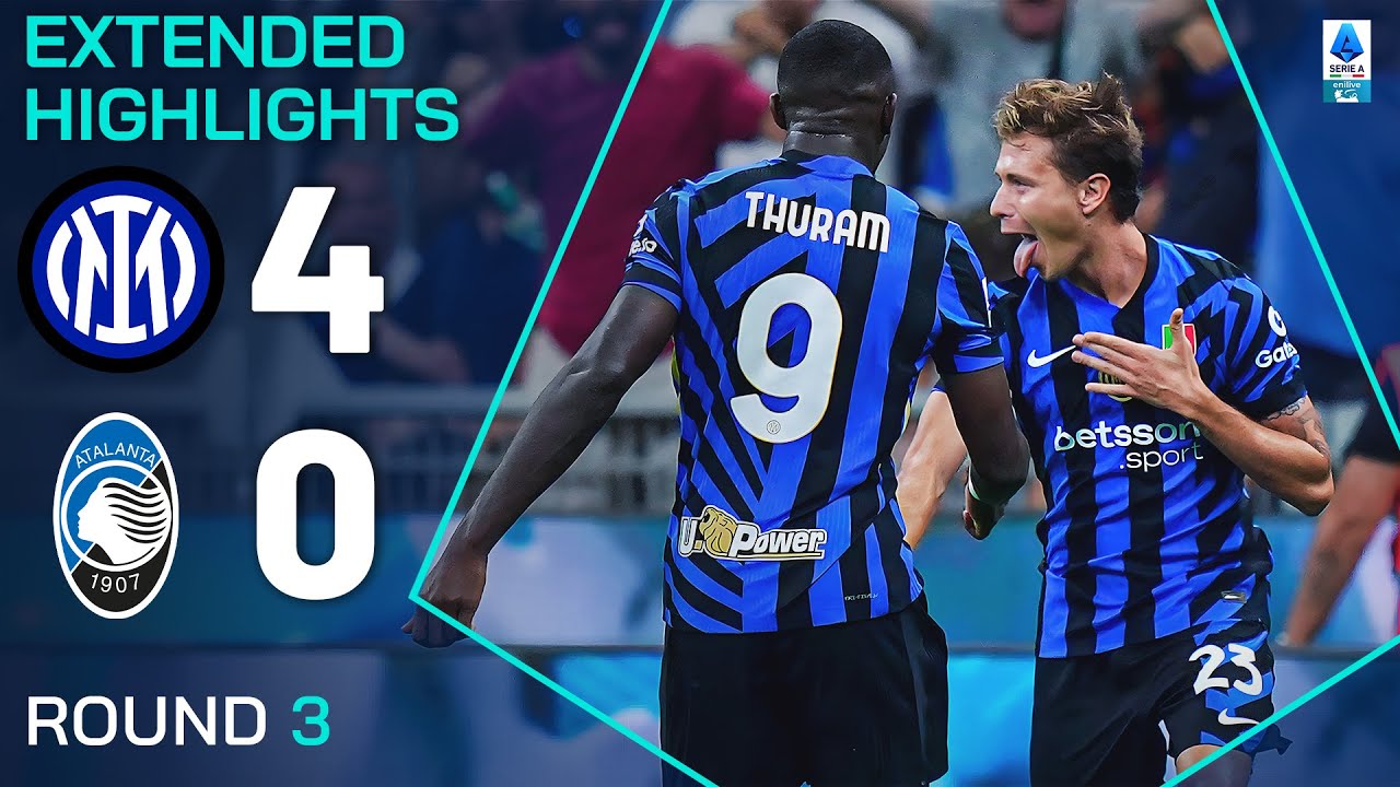 INTER-ATALANTA 4-0 | MAXI SINTESI | SERIE A ENILIVE 2024/25