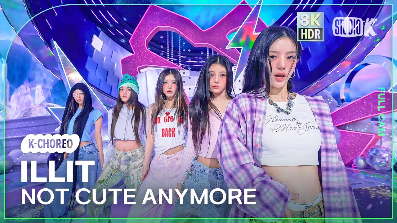 [K-Choreo 8K HDR] 아일릿 직캠 'NOT CUTE ANYMORE' (ILLIT Choreography) 🎧공간음향.Ver @MusicBank 251128