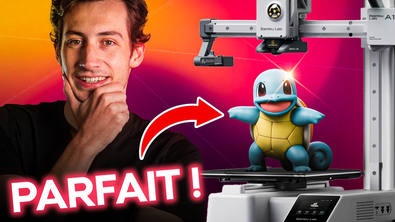 Comment RÉUSSIR ta PREMIÈRE impression 3D ?