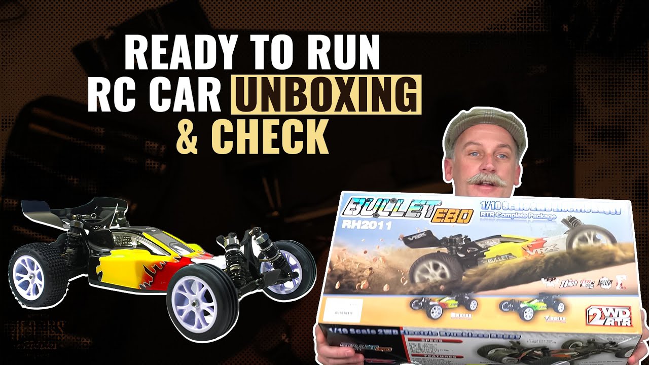VRX | Ready To Run (RTR) RC Car Unboxing and Preliminary Checks | #askHearns