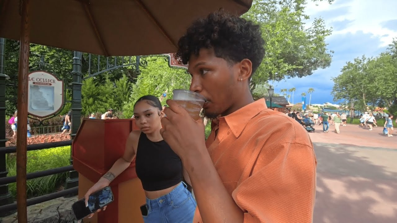 AMARE FROST AND JESSIKA THE PRANKSTER DRINK AROUND THE WORLD AT DISNEY EPCOT