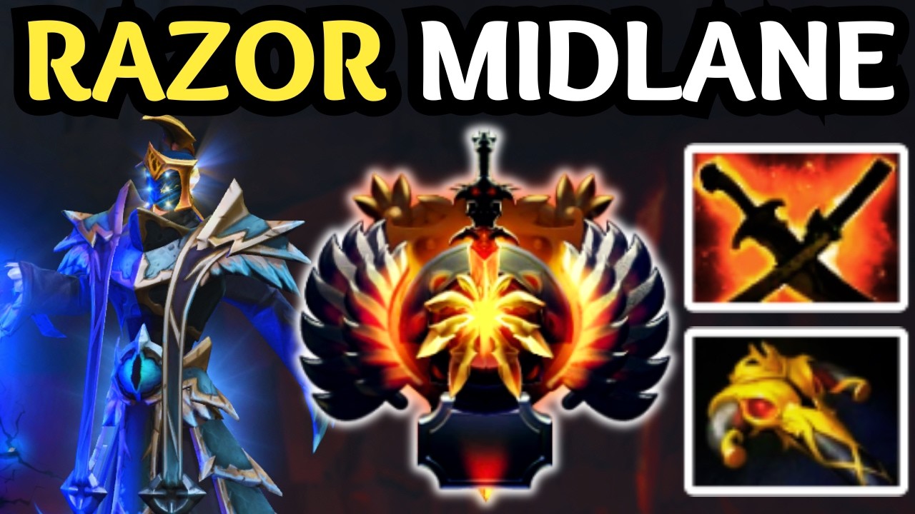 🔥 THIS RAZOR MID MELTS CORES WITH DRAIN DAMAGE | DOTA 2 🔥